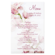 Rosa Cymbidium Orchid Blumenkarte