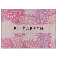 Rosa Dahlia-Blume, Muster der Blume, Ihr Name