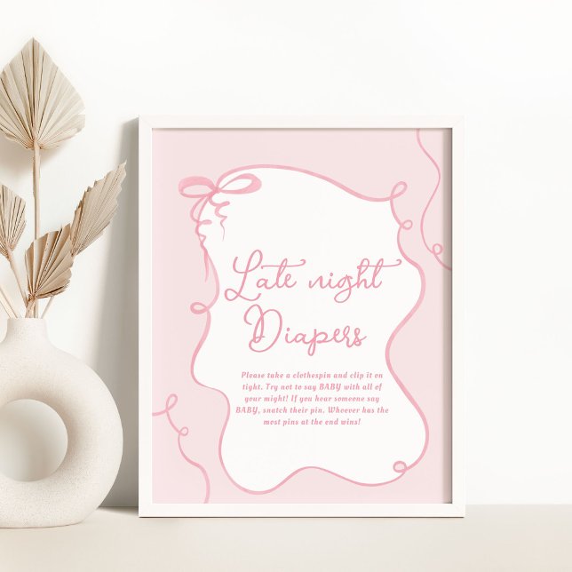 Rosa Daine Bogen gewölbte Hand gezeichnet Dont sag Poster (Von Creator hochgeladen)