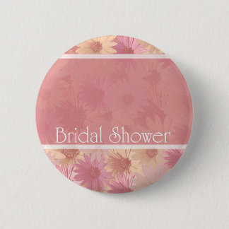 rosa Daises ~ Brautparty Button