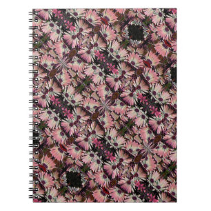 Rosa Daisy Blume Abstrakt Art Notebook Notizblock