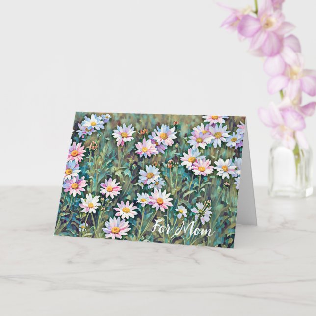 Rosa Daisy Blume Garden Mother Day Card Karte (Orchidee)