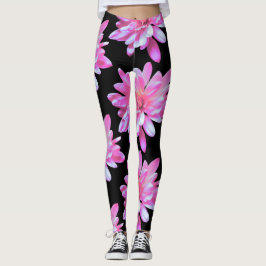 Rosa Daisy-Muster Leggings