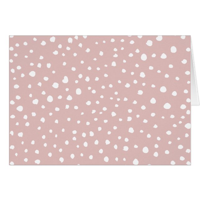 Rosa Dalmatiner-Punkte, Dalmatiner-Punkte, gepunkt (Vorderseite (Horizontal))