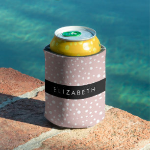 Rosa Dalmatiner Spots, Dalmatiner Punkte, Ihr Name Dosenkühler