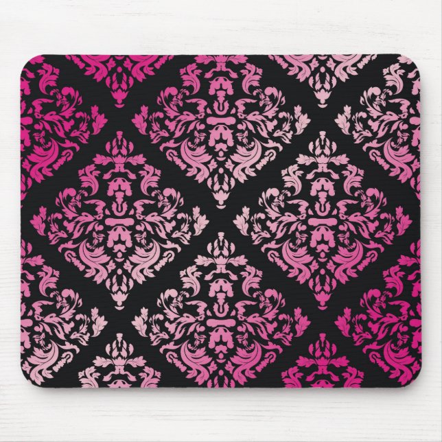 rosa Damast 311-Luxuriously Mousepad (Vorne)