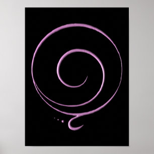 Rosa Dankbarkeit Poster