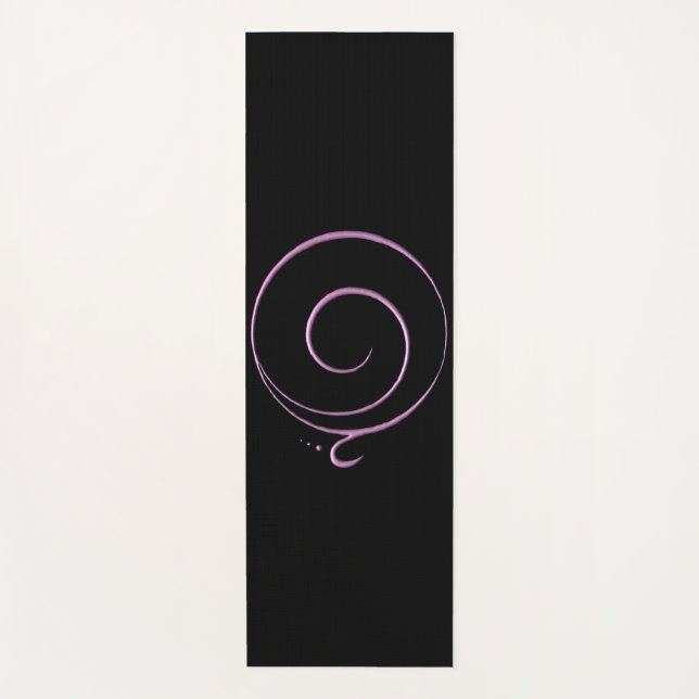 Rosa Dankbarkeit  Yogamatte (Vorderseite)