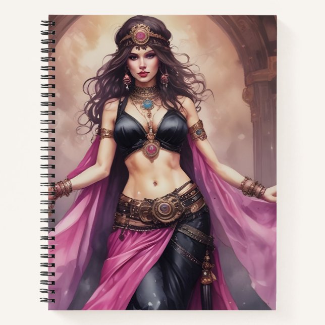 Rosa de Acero Notizbuch (Vorderseite)