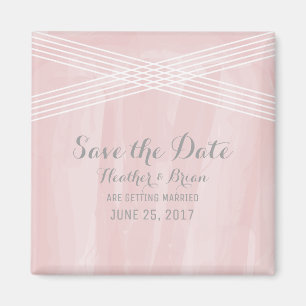 Rosa Deko Save the Date Magnet