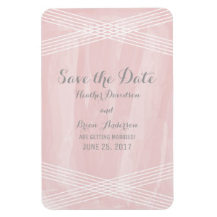 Rosa Deko Save the Date Magnet