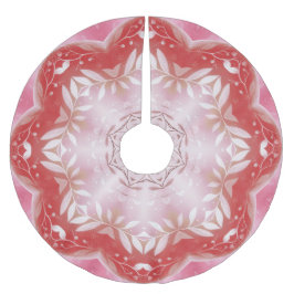 Rosa dekoratives Baumrock Polyester Weihnachtsbaumdecke