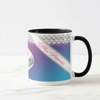 Rosa der TT-Diamant Bliss-personalisiertes Tasse