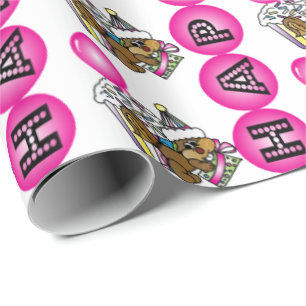 Rosa des alles- Gute zum Geschenkpapier