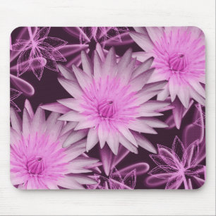 Rosa des Schwarzen Blume lilly Mousepad