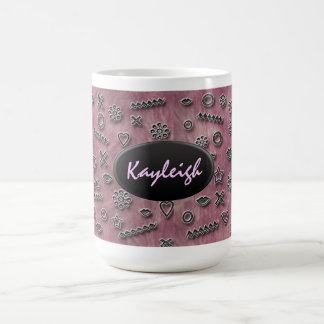 Rosa Designer-Tasse Tasse