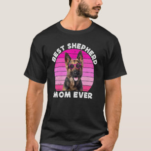 Rosa Deutsche Schäferhund-Mutter für Frauen Schäfe T-Shirt