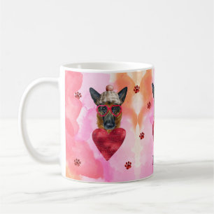 Rosa Deutsche Schäferhund Valentinstag Geschenk Hu Kaffeetasse