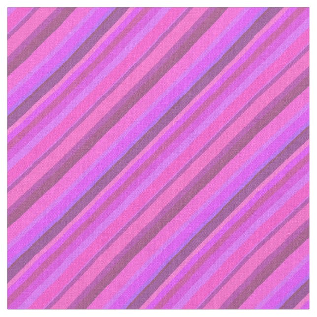 Rosa diagonale Streifen Stoff (Nahaufnahme)