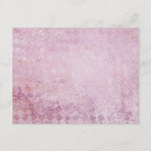 Rosa Diamant-Collage-Hintergrund Postkarte