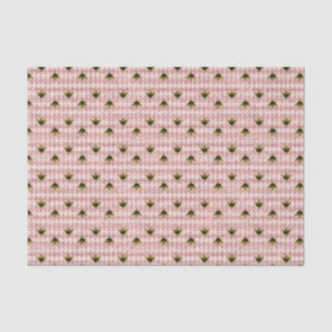 Rosa Diamant Vintages Insekt Seidenpapier
