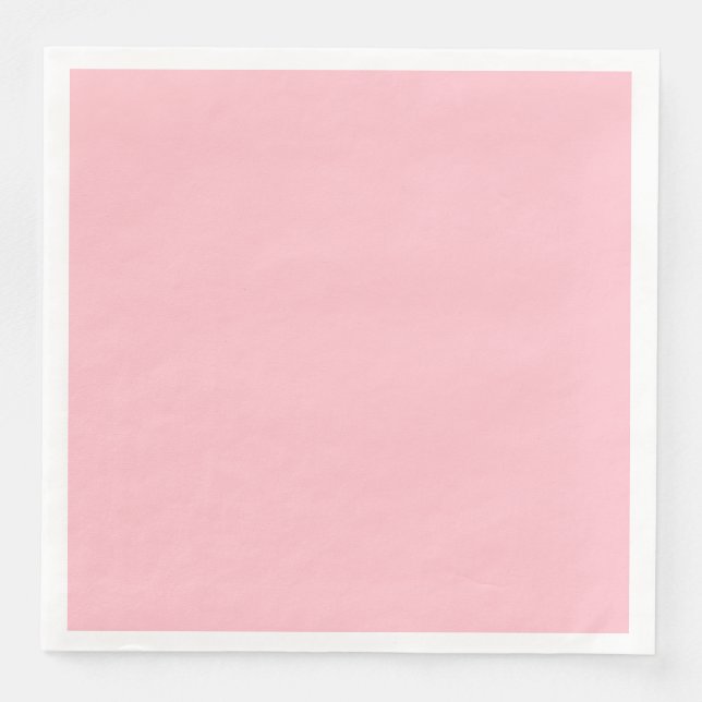 Rosa Dinner-Papier-Serviette Serviette (Vorderseite)