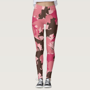 Rosa Dinosaurier Camouflage-Leggings Leggings