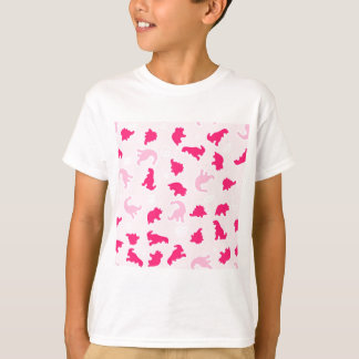 rosa Dinosaurier T-Shirt