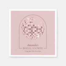 Rosa Disco Boogie Brautparty