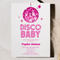 Rosa Disco-Kugel Disco-Baby-Party
