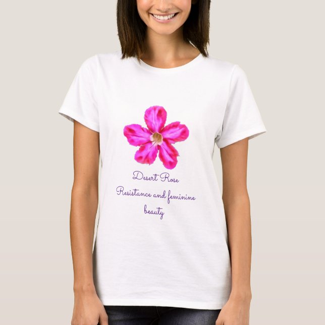 Rosa do Desto vermelha T-Shirt (Vorderseite)
