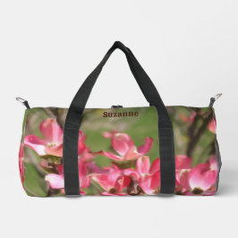 Rosa Dogwood-Blume blüht Duffle Bag