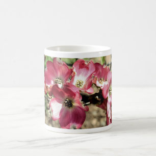 Rosa Dogwood-Blume Kaffeetasse