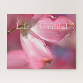 Rosa Dogwood-Blume Puzzle