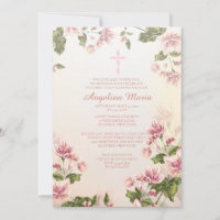 Rosa Dogwoods Religiöse Einladung