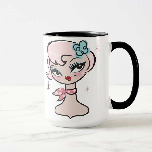 Rosa Dolly Chic Tasse von Fluff (Rechts)