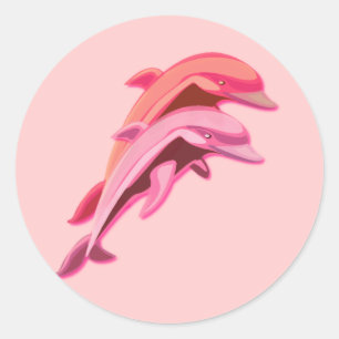 Rosa Dolphin Design Sticker