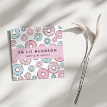 Rosa Donuts, blaue Donuts, Kuchenladen, Konditorei