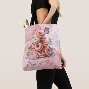 Rosa Donuts & Florale Schmetterlings-Girl-Baby-Par