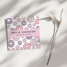 Rosa Donuts, Lila Donuts, Kuchenladen, Konditorei