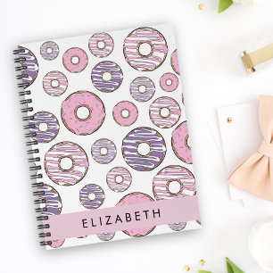 Rosa Donuts, Lila Donuts, Sprinklen, Ihr Name Planer