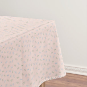 Rosa Doodle-Muster-Tischdecke Tischdecke