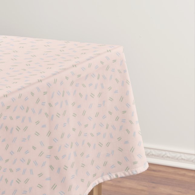 Rosa Doodle-Muster-Tischdecke Tischdecke (Beispiel)