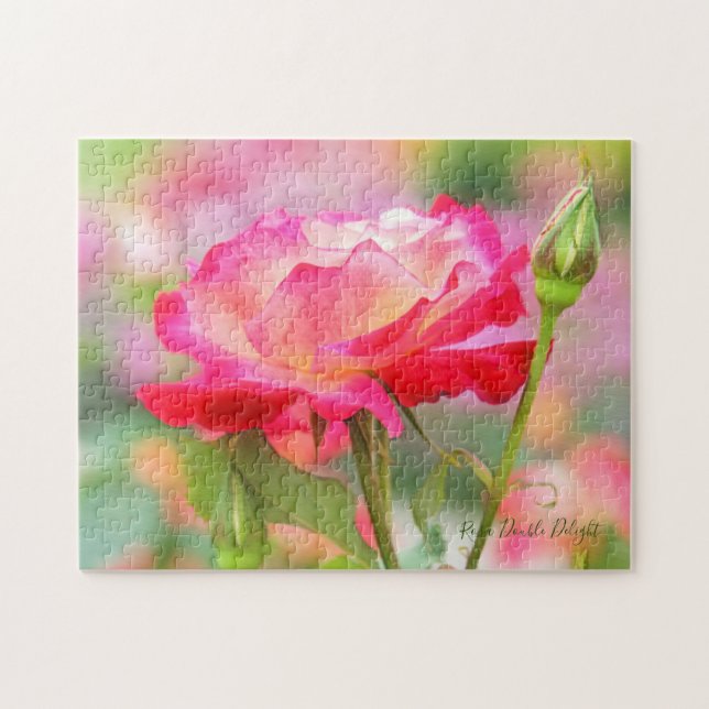 Rosa Double Delight Puzzle (Horizontal)