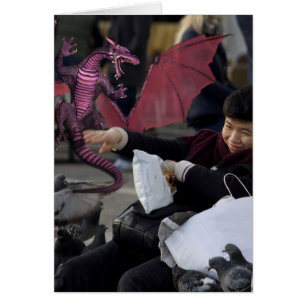 Rosa Drache in Venedig Italien