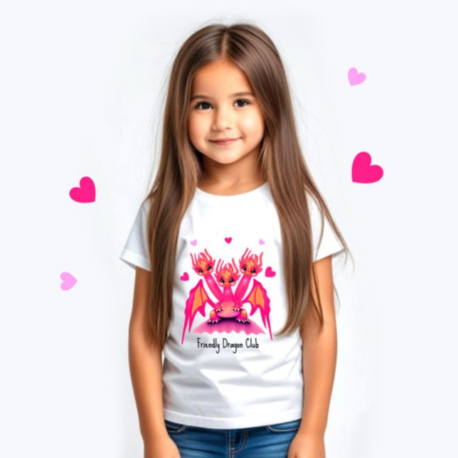 Rosa Drachen Baby T-shirt (Von Creator hochgeladen)