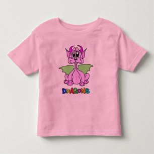 Rosa Dragon Kleinkind T-shirt