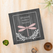 Rosa Dragonfly Rustikales Rezept Binder