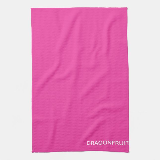Rosa Dragonfruit Geschirrtuch (Vertikal)