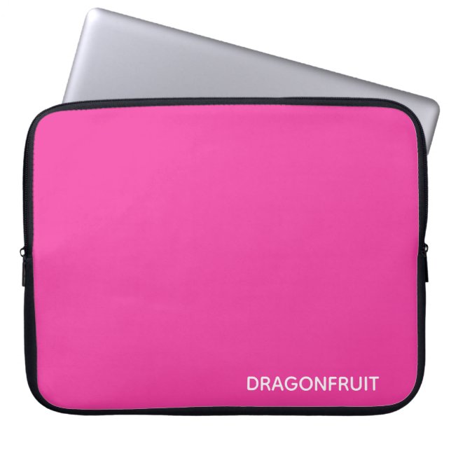Rosa Dragonfruit Laptopschutzhülle (Vorderseite)